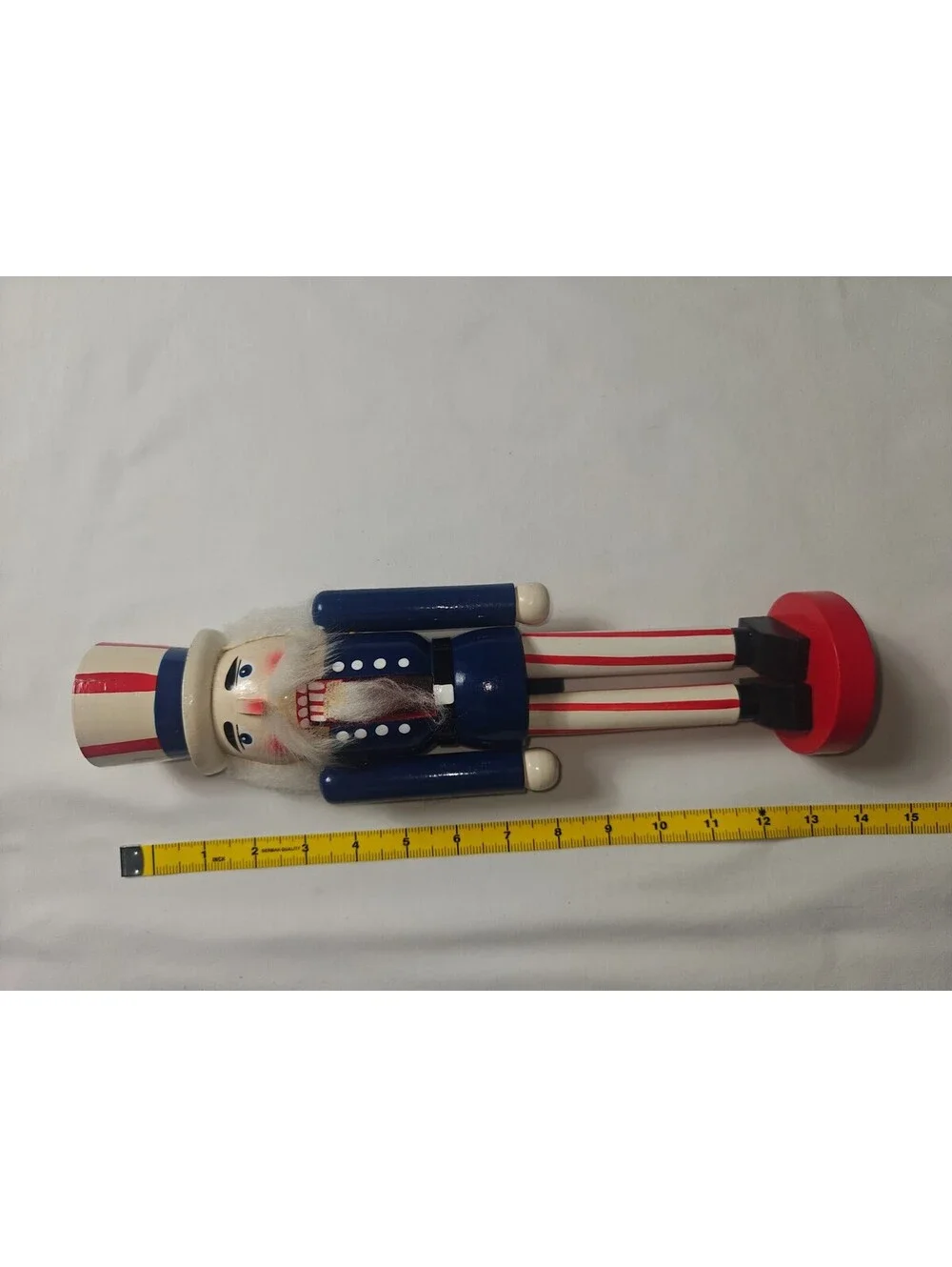 Wooden Uncle Sam Nutcracker Patriotic Election America